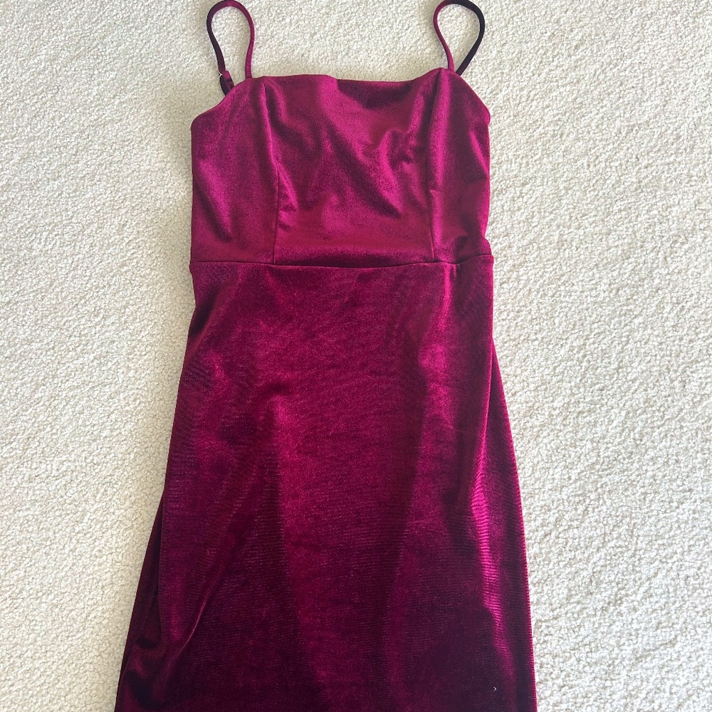 size s/p Red Urban outfitters minidress with open back.
